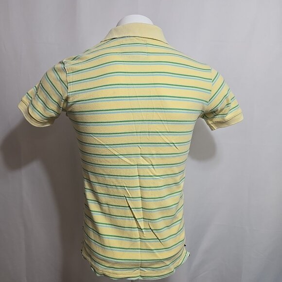 VTG Abercrombie & Fitch Muscle Polo Shirt Men Size Medium (Fits Small) Y2K Rugby - Picture 3 of 7